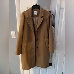 Abercrombie Women’s Wool-Blend Dad Coat - Size M